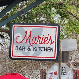 Exterior outside entrance of Marie's Bar and Kitchen - Sign - New Orleans, Louisiana Exterior outside entrance of Marie's Bar and Kitchen - Sign - New Orleans, Louisiana