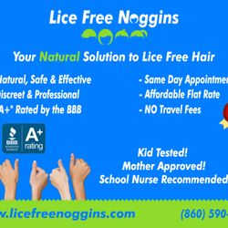 Lice Free Noggins - Hartford - Natural and Safe Lice treatment in Hartford