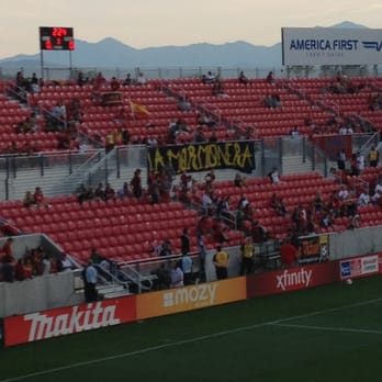 Real Salt Lake - Supporters' section a few minutes before the game. - Professional Sports Teams Near Me - Sandy, Utah