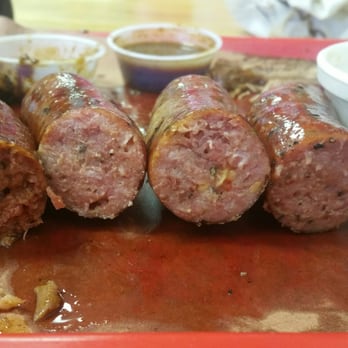 Cattleack Barbeque - The four different kinds of sausages - Barbeque Near Me - Dallas, Texas Cattleack Barbeque - The four different kinds of sausages - Barbeque Near Me - Dallas, Texas