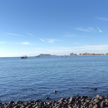 Aqui es Con Flavio - View from an outdoor seating table - Mexican Near Me - Puerto Peñasco, SON
