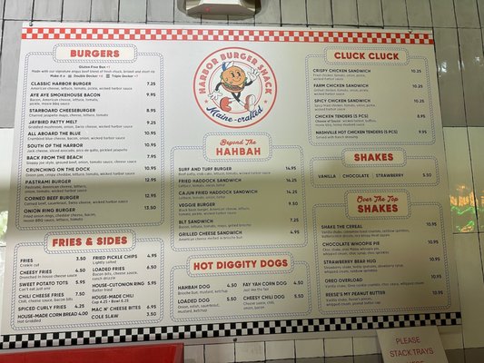 Menu photo 1 Harbor Burger Shack Kittery, ME