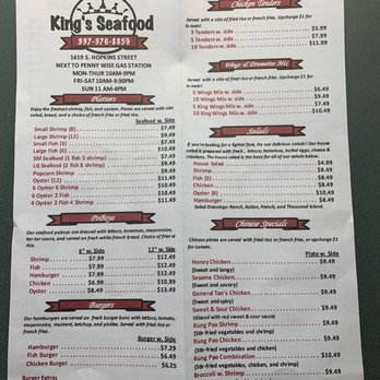 King Seafood Express - Menu - Seafood Near Me - New Iberia, Louisiana King Seafood Express - Menu - Seafood Near Me - New Iberia, Louisiana