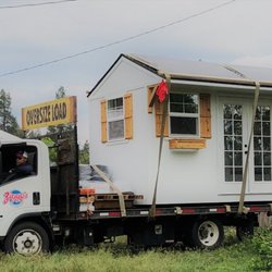 Ziggy's Home Improvement - The #SheShed being delivered to WINNER Donna Molvik!!!