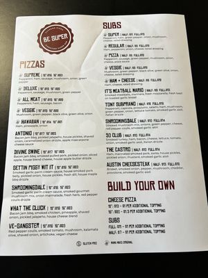 Menu photo 1 Mama Mia's Pizzeria Spring Lake, MI