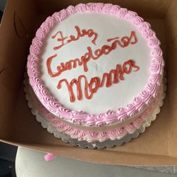 Norma Bakery - This photo says it all... looks like a kid wrote it with ketchup.