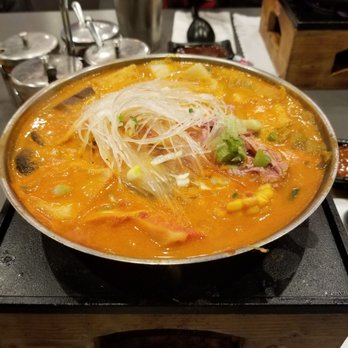 Red Flame - Lamb Hot Pot, Flaming Spicy. Good broth! Ask for more broth if you get flaming, it turns into sort of a paste/curry. - Hot Pot Near Me - Westminster, California Red Flame - Lamb Hot Pot, Flaming Spicy. Good broth! Ask for more broth if you get flaming, it turns into sort of a paste/curry. - Hot Pot Near Me - Westminster, California