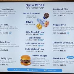 Nick The Greek - Menu - Jan 2026