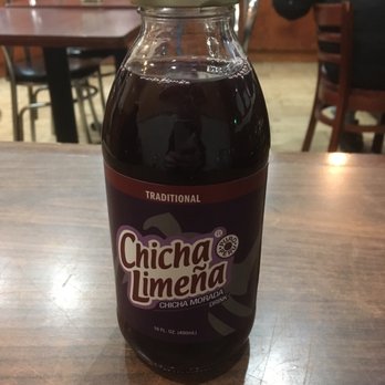 El Pollo 1 - a bottle of chicha's lumena - Peruvian Near Me - Brooklyn, New York