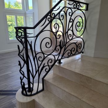 Macias Iron Work - Beautiful Hand made forge design Stairs - Fences & Gates Near Me - Anaheim, California