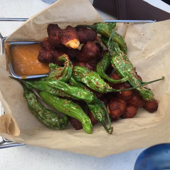 Linger - Cheese & Shishito Peppers - Asian Fusion Near Me - Denver, Colorado