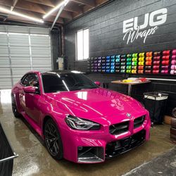 Full PPF color change, ceramic coating and window tint.