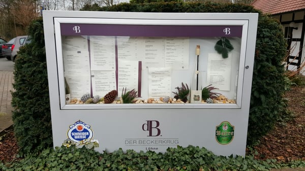 Menu photo 1 Der Beckerkrug Löhne, NW Menu photo 1 Der Beckerkrug Löhne, NW