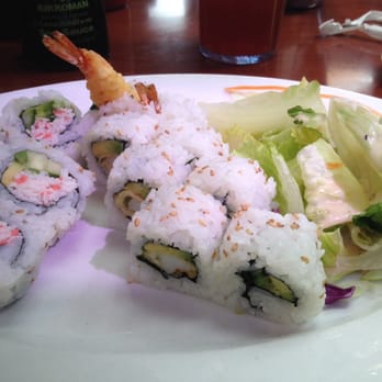 Teri Cafe - Lunch special...California roll and shrimp tempura roll with salad and soda for $7.25 - Ramen Near Me - Oceanside, California Teri Cafe - Lunch special...California roll and shrimp tempura roll with salad and soda for $7.25 - Ramen Near Me - Oceanside, California