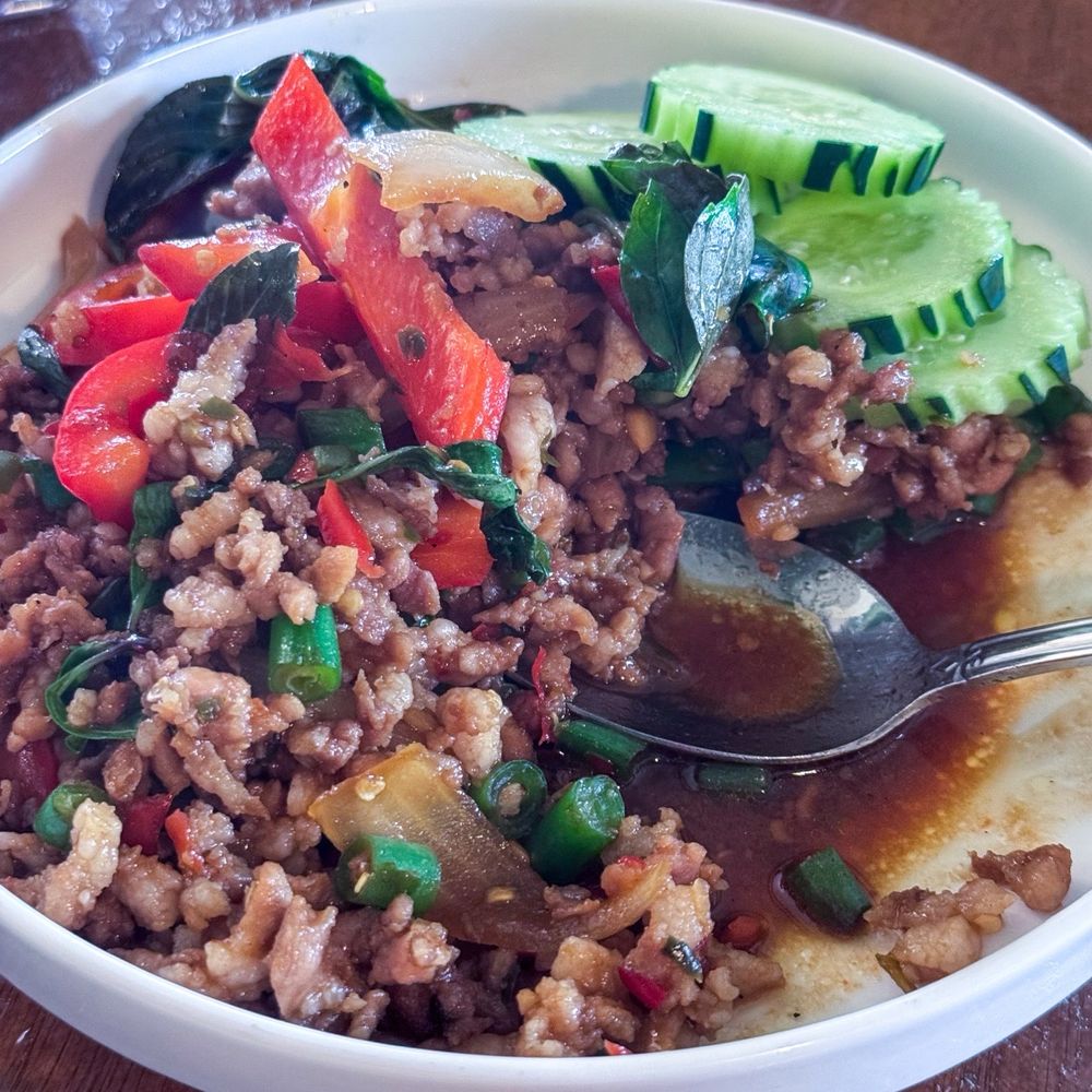 Thai Basil with pork Thai Basil with pork