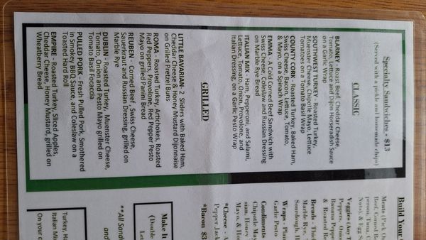 Menu photo 2 Emma Cleary's Coffee & Dessert Slingerlands, NY Menu photo 2 Emma Cleary's Coffee & Dessert Slingerlands, NY