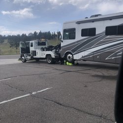 Expert Towing and Recovery - RV breakdown requiring a tow