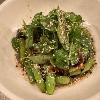 Workshop Kitchen & Bar - Snow pea special - New American Near Me - Palm Springs, California Workshop Kitchen & Bar - Snow pea special - New American Near Me - Palm Springs, California