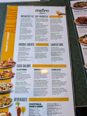 Menu photo 4 Metro Diner St. Petersburg, FL Menu photo 4 Metro Diner St. Petersburg, FL