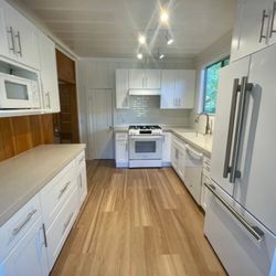 Fast Masters - Handyman and Plumbing - Kitchen remodel... carpentry, plumbing, flooring, appliance installation, light fixtures and door hardware.