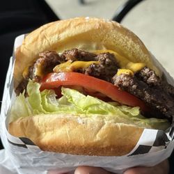 Smashed halal Burger