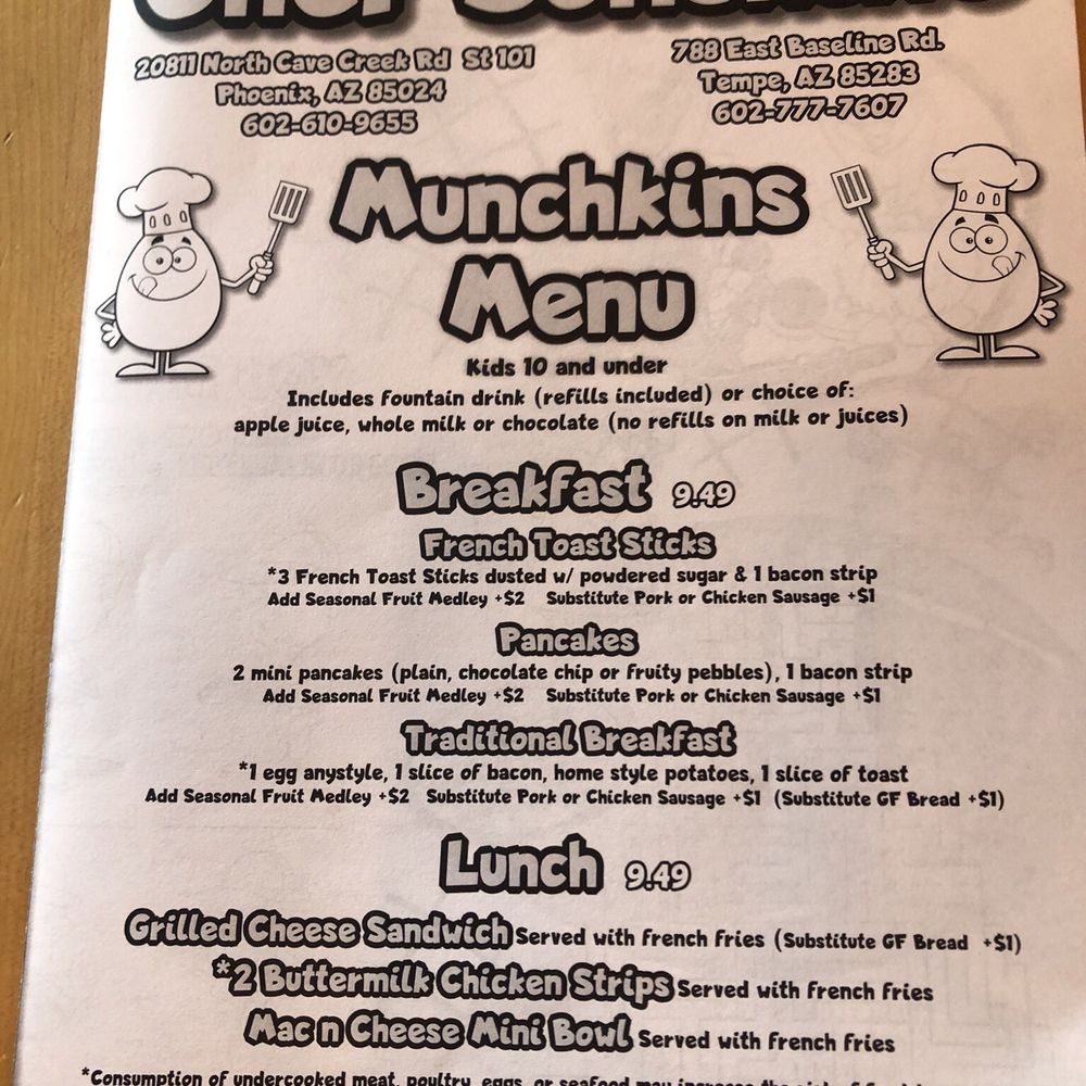 Sunshine Breakfast Bar - Kids Menu - Breakfast & Brunch Near Me - Phoenix, Arizona Sunshine Breakfast Bar - Kids Menu - Breakfast & Brunch Near Me - Phoenix, Arizona