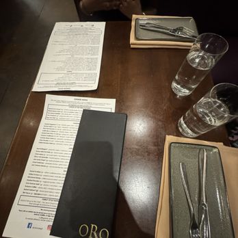 ORO Restaurant & Lounge - Table size for 2 - Tapas/Small Plates Near Me - Raleigh, North Carolina ORO Restaurant & Lounge - Table size for 2 - Tapas/Small Plates Near Me - Raleigh, North Carolina
