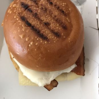 Panera Bread - Bacon egg and cheese on brioche bun - just ok - Sandwiches Near Me - Tracy, California Panera Bread - Bacon egg and cheese on brioche bun - just ok - Sandwiches Near Me - Tracy, California