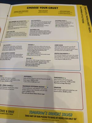 Menu photo 7 California Pizza Kitchen Tustin, CA