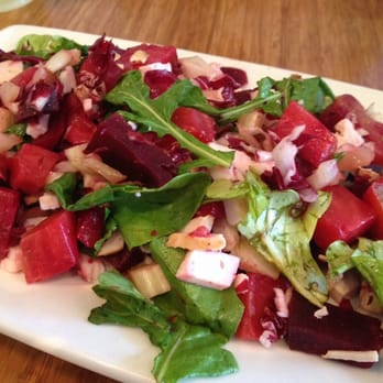 The Source Cafe - Beet and arugula salad. - Juice Bars & Smoothies Near Me - Hermosa Beach, California The Source Cafe - Beet and arugula salad. - Juice Bars & Smoothies Near Me - Hermosa Beach, California