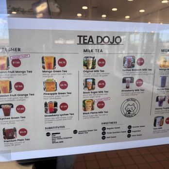 Tea Dojo - Menu 9/2026 - Bubble Tea Near Me - Vacaville, California Tea Dojo - Menu 9/2026 - Bubble Tea Near Me - Vacaville, California