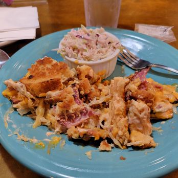 Home Kitchen Cafe - What my GF Reuben looked like after a few minutes. GF bread falls apart so fast. I just changed to a fork - Breakfast & Brunch Near Me - Rockland, Maine