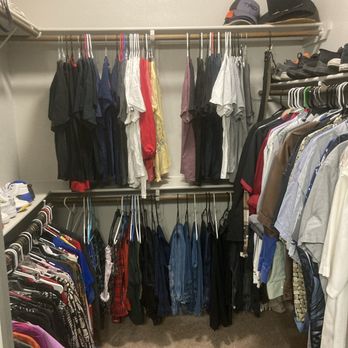 Bee Organized Katy - Master closet - Home Organization Near Me Bee Organized Katy - Master closet - Home Organization Near Me