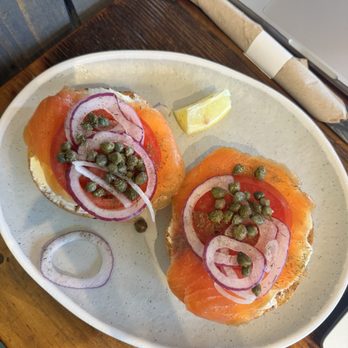Tru Bru - salmon bagel - Coffee & Tea Near Me - Orange, California Tru Bru - salmon bagel - Coffee & Tea Near Me - Orange, California