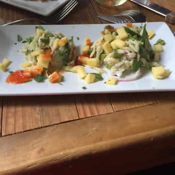 R Kitchen - Vegetable pasta salad with mango and chili sauce (made with shrimp, but mango was swapped in to make it veggie friendly) - New American Near Me - Charleston, South Carolina