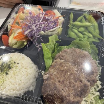 Flavor Fusions Cafe - Hamburg Bento Box - Japanese Near Me - Arcadia, California Flavor Fusions Cafe - Hamburg Bento Box - Japanese Near Me - Arcadia, California