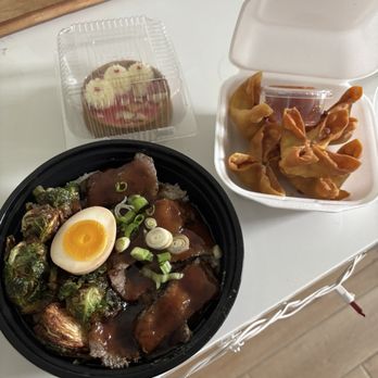 Ramen Legend - Legend Steak Bowl, strawberry Dubai tart, Cheese Wonton(5) - Ramen Near Me - Corpus Christi, Texas Ramen Legend - Legend Steak Bowl, strawberry Dubai tart, Cheese Wonton(5) - Ramen Near Me - Corpus Christi, Texas