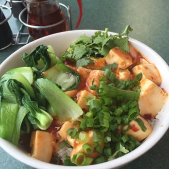 Flower Pepper Restaurant - Mapo tofu, not my favorite dish but pretty looking - Chinese Near Me - Boulder, Colorado