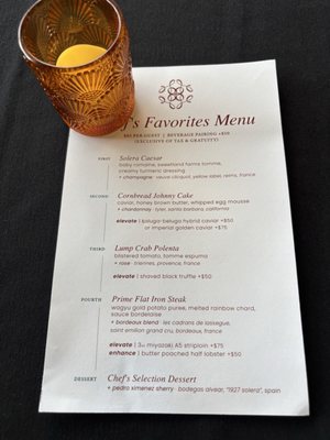 Menu photo 3 Solera Honolulu, HI