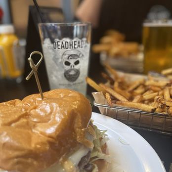 Brews - A Taphouse and Gourmet Burger Joint - This is the first time I've had a burger in over a year! cooked perfectly! This is the gas lamp burger, of course my w/the post shift marg! - American Near Me - Chandler, Arizona Brews - A Taphouse and Gourmet Burger Joint - This is the first time I've had a burger in over a year! cooked perfectly! This is the gas lamp burger, of course my w/the post shift marg! - American Near Me - Chandler, Arizona
