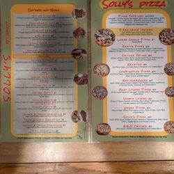 Solly's Restaurant - The current menu