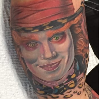 Salvation Tattoo Lounge - Jess had Ettore finish her wonderland sleeve before we left - Tattoo Near Me - Miami Beach, Florida