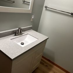Rockton Post Office - Complete bathroom transformation for a happy client! Call/text 608-371-3594 or email diaz360contractors@gmail.com