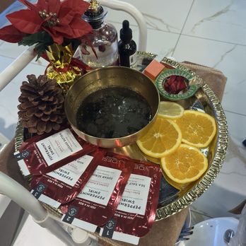 TN Unique Nails & Spa - Christmas deluxe pedicure package - Nail Salons Near Me - Campbell, California