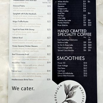 Yava Bakery And Cafe - Lunch Dishes, Drinks/Coffee/Smoothies Menu - Bakeries Near Me - Fresno, California