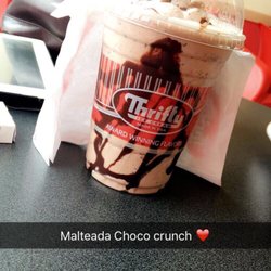 Thrifty - Súper recomendable el helado moka crunch y el choco crunch, igualmente la malteada espesa de choco crunch