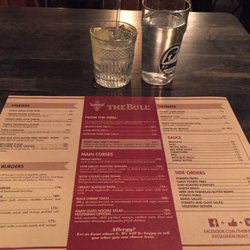 The Bulls Pub - Menu