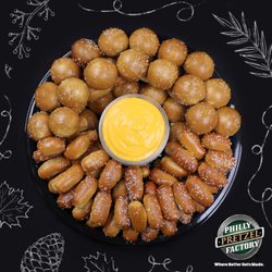 Philly Pretzel Factory - Mini cheesesteak and rivet party tray