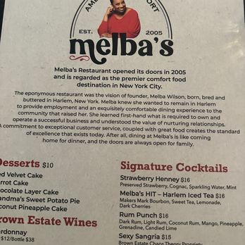 Melba's Restaurant - Coconut Pineapple cake was delicious - Southern Near Me - New York, New York Melba's Restaurant - Coconut Pineapple cake was delicious - Southern Near Me - New York, New York