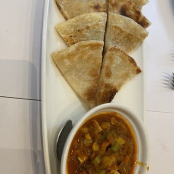 Burma Ruby - Palata with veggie curry - Burmese Near Me - Palo Alto, California
